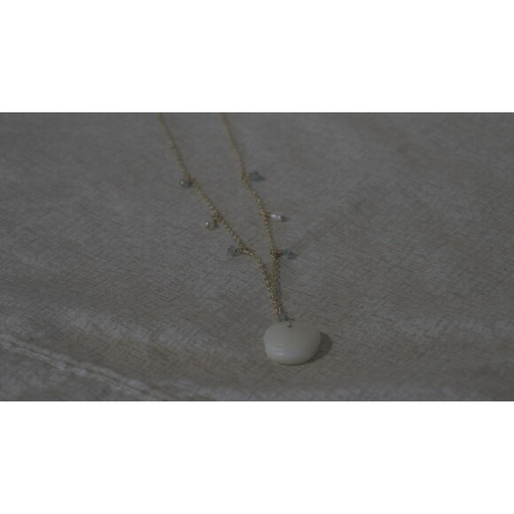 Puka Shell 14k Gold Filled Necklace - Picture 3 of 12